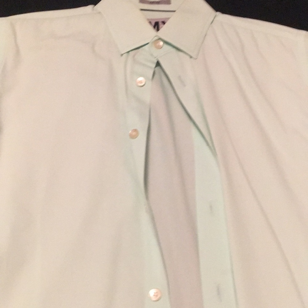Light Green Express Fitted Dress Shirt